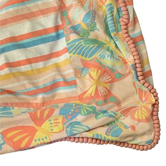 Matilda Jane You Give Me Butterflies Blanket Reversible Quilt Throw 52" X 42" - Picture 10 of 12